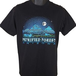 Petrified Forest National Park T Shirt Vintage 90s Arizona Made In USA Mens